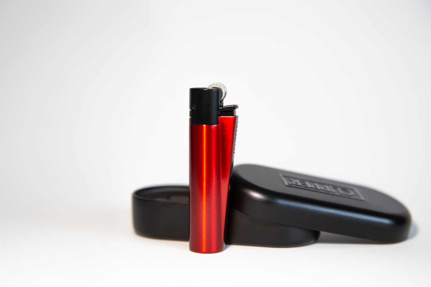 Clipper Metall mit Gravur | Lava & Black