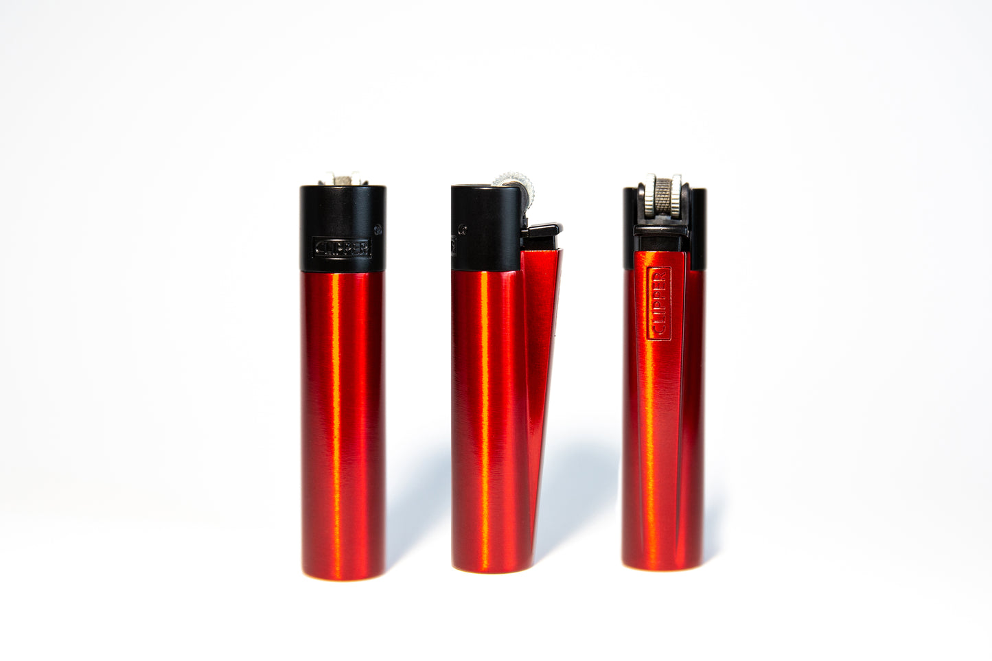 Clipper Metall mit Gravur | Lava & Black