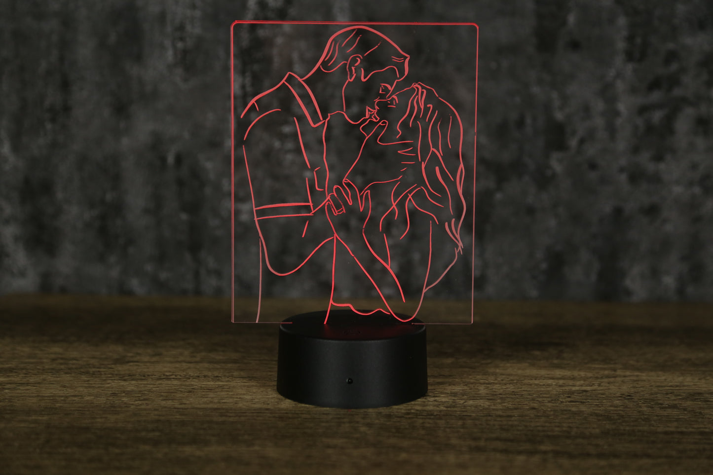 Duo Zeichnung - Personalisierbare Nachtlampe