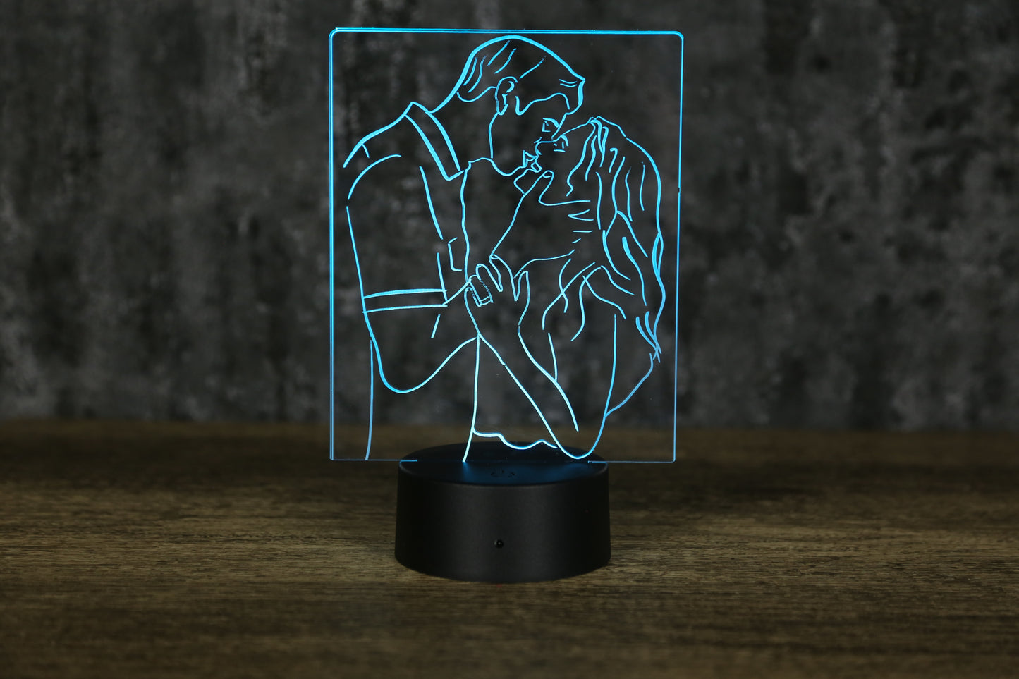 Duo Zeichnung - Personalisierbare Nachtlampe