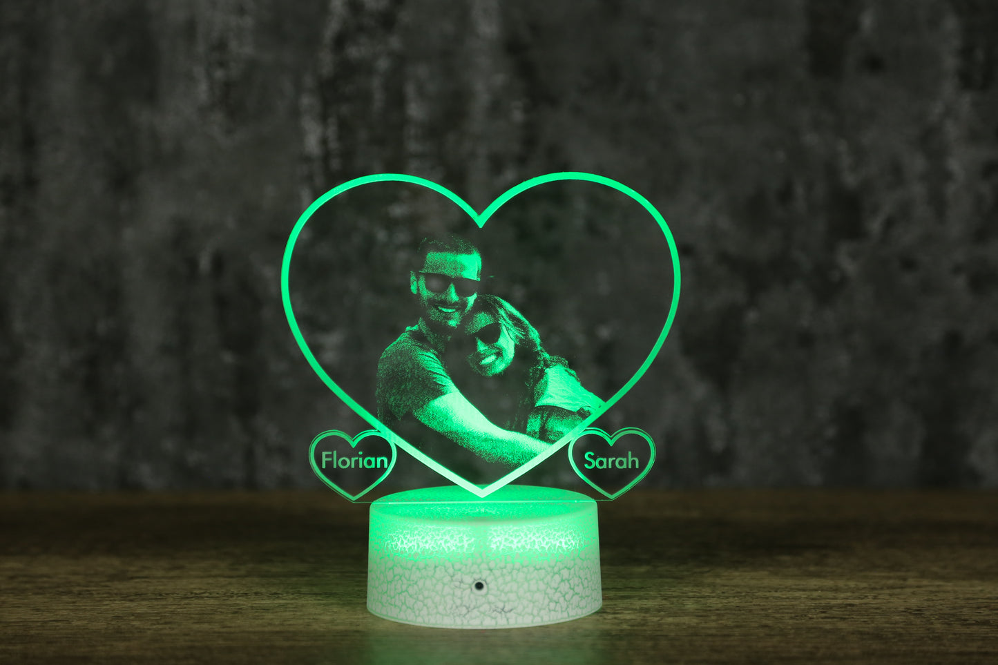 Herz mit Namen - Personalisierbare Nachtlampe