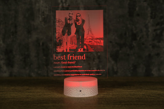 Best Friend BFF - Personalisierbare Nachtlampe